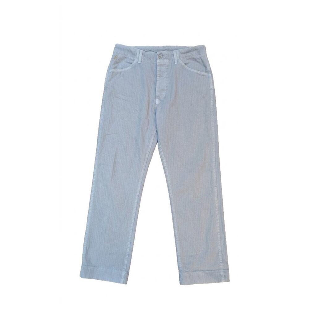 Birdwell Pants Herringbone Twill Button Fly Made USA